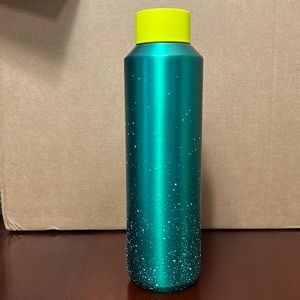 Starbucks Green Yellow Raised Speckled 8 Hour Vacuum Insulated Water Bottle 20oz